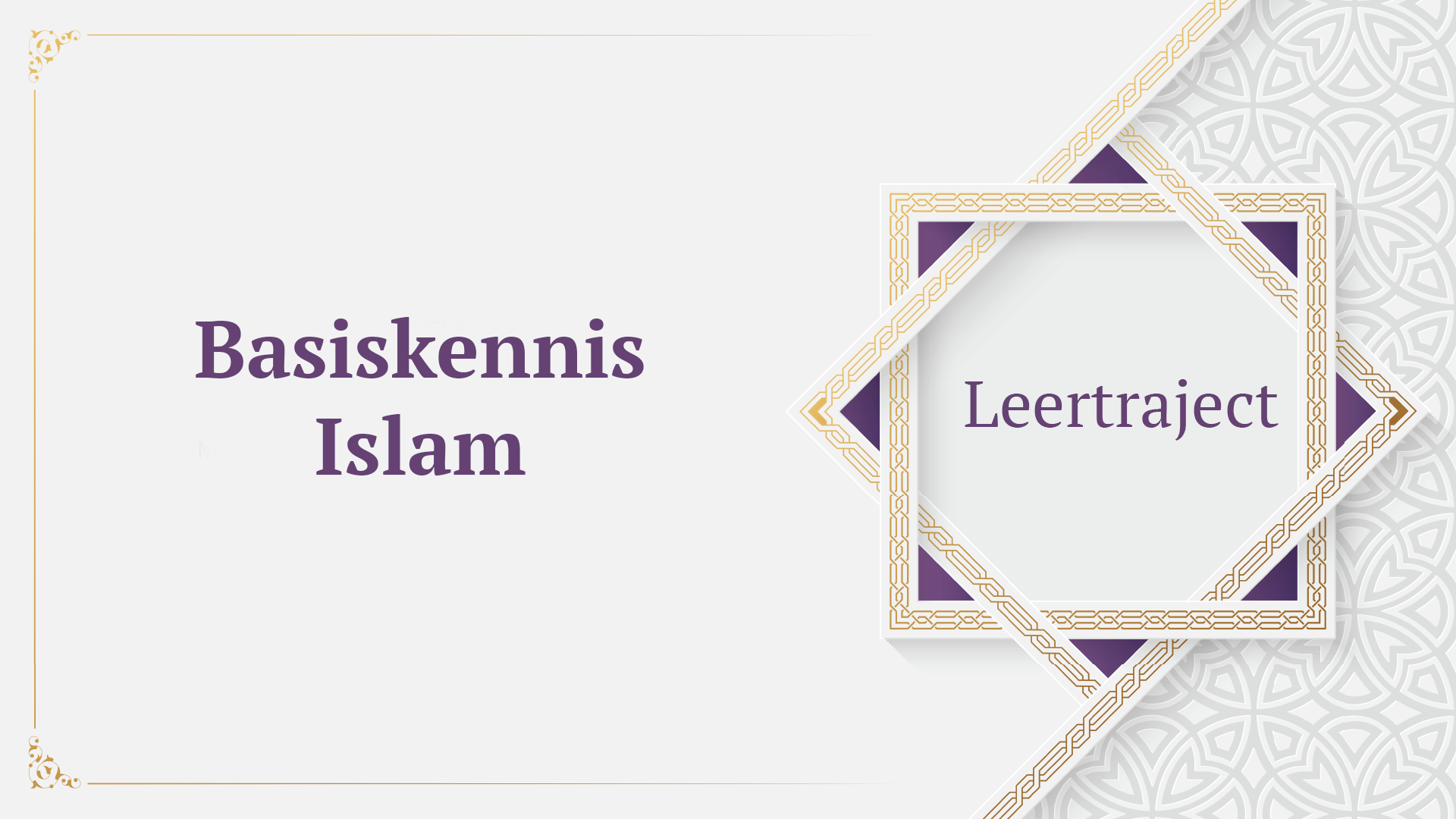 Basiskennis Islam