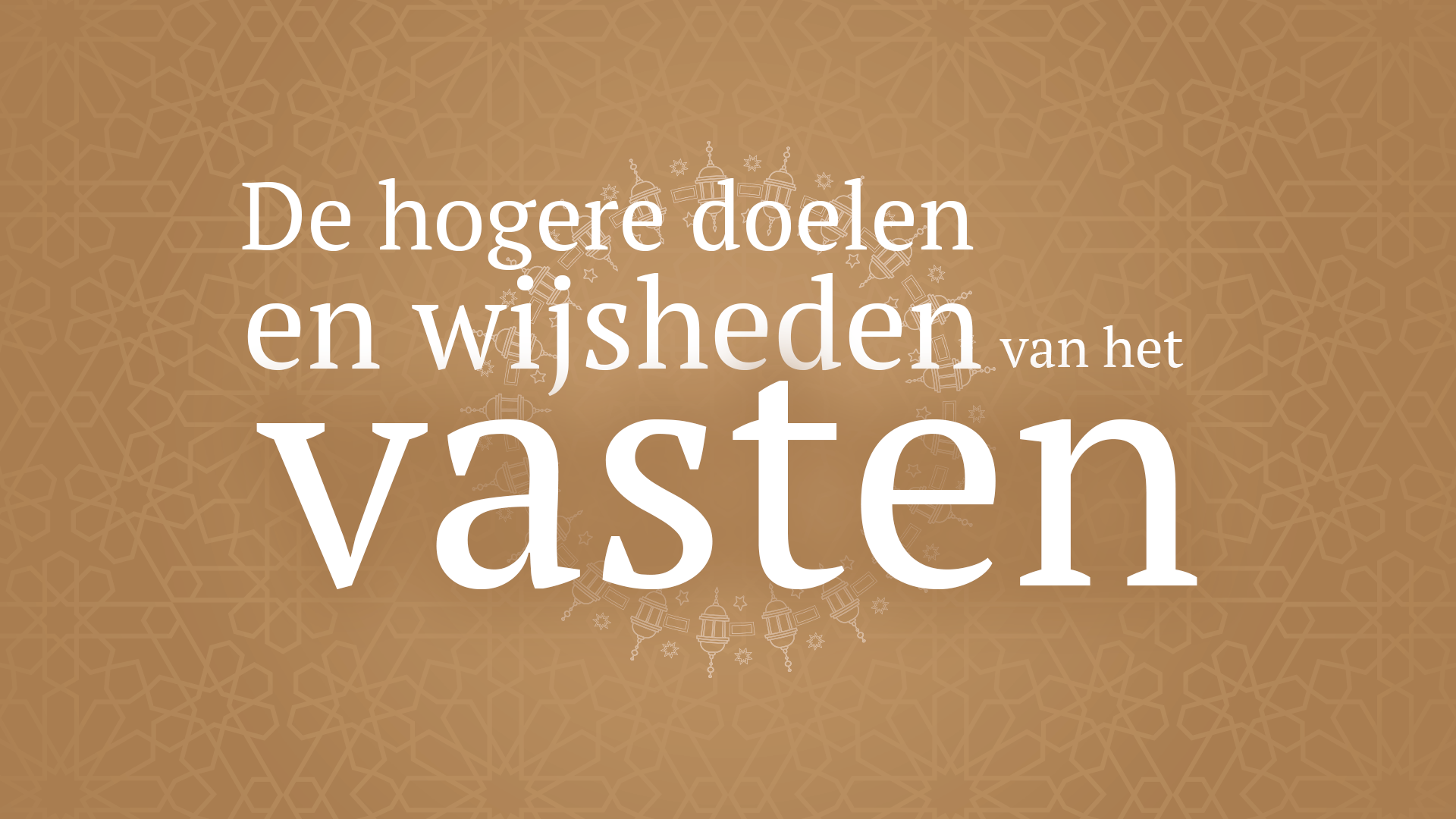 De hogere doelen en verborgen wijsheden van het vasten